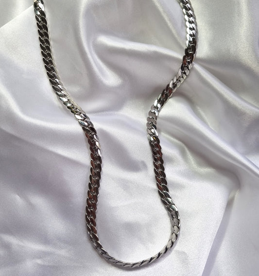 TEXTURED CHAIN - SILVER