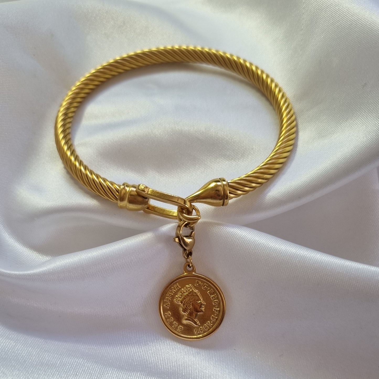 COIN BANGLE - GOLD