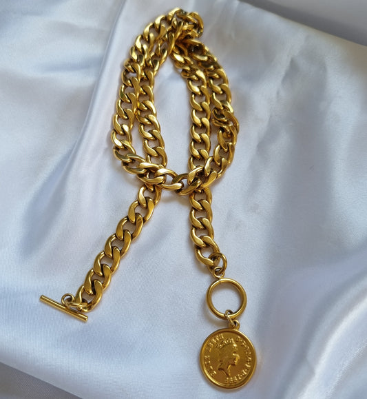 COIN NECKLACE - GOLD