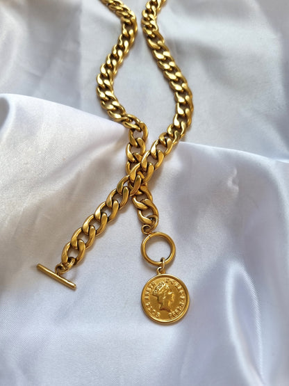 COIN NECKLACE - GOLD