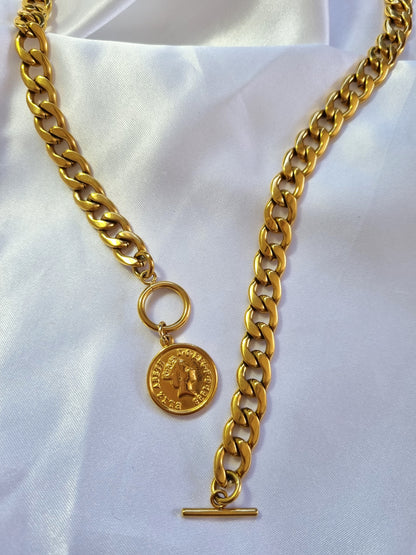 COIN NECKLACE - GOLD